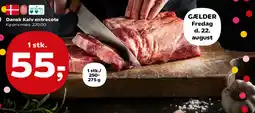 SuperBrugsen Dansk Kalv entrecote tilbud