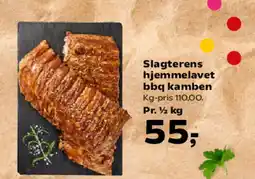 SuperBrugsen Slagterens hjemmelavet bbq kamben tilbud