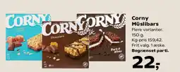 SuperBrugsen Corny Müslibars tilbud