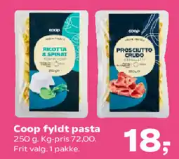 SuperBrugsen Coop fyldt pasta tilbud