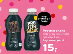 SuperBrugsen Protein shake tilbud
