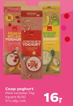SuperBrugsen Coop yoghurt tilbud