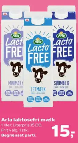 SuperBrugsen Arla laktosefri mælk tilbud