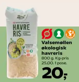 SuperBrugsen Valsemøllen økologisk havreris tilbud