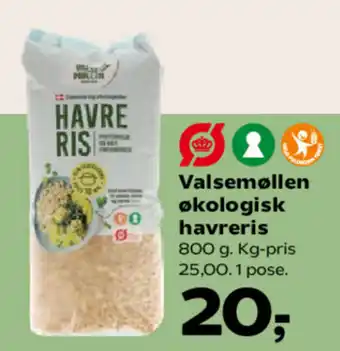 SuperBrugsen Valsemøllen økologisk havreris tilbud
