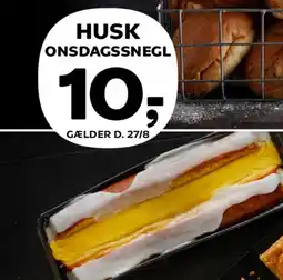 SuperBrugsen HUSK ONSDAGSSNEGL tilbud