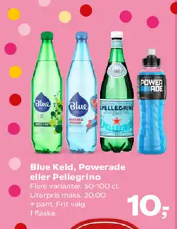 SuperBrugsen Blue Keld, Powerade eller Pellegrino tilbud