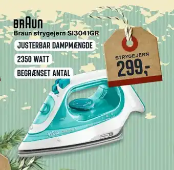 Skousen Braun strygejern SI3041GR tilbud
