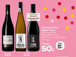 SuperBrugsen Clarkson eller Upper Case tilbud