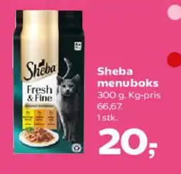 SuperBrugsen Sheba menuboks tilbud