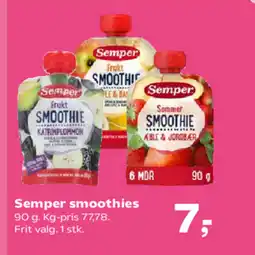 SuperBrugsen Semper smoothies tilbud