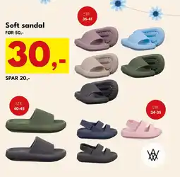 Dansk Outlet Soft sandal tilbud