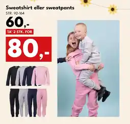 Dansk Outlet Sweatshirt eller sweatpants tilbud