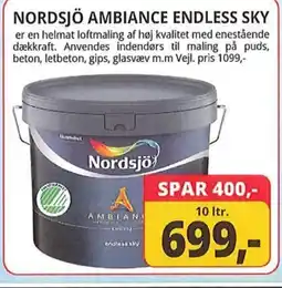 Farveland Nordsjö ambiance endless sky tilbud