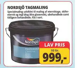 Farveland Nordsjö tagmaling tilbud