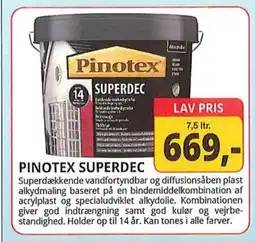 Farveland Pinotex superdec tilbud