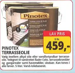 Farveland Pinotex terrasseolie tilbud
