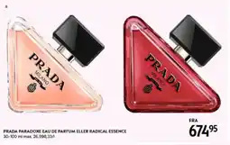 Matas PRADA Paradoxe eau de parfum eller radical essence tilbud