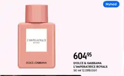 Matas DOLCE & GABBANA L'imperatrice royale tilbud