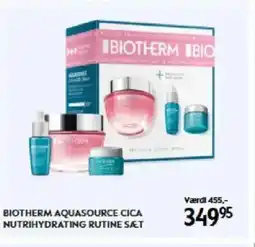 Matas BIOTHERM Aquasource cica nutrihydrating rutine sæt tilbud