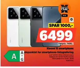 Power Xiaomi 15 smartphone A depunktet for smartphone-fotografering tilbud