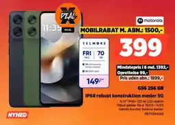 Power motorola G56 256 GB IP68 robust konstruktion møder 5G tilbud