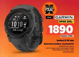 Power GARMIN. Instinct E 40 mm Ekstremt holdbar smartwatch tilbud