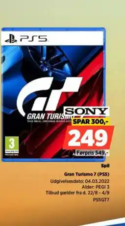 Power Spil Gran Turismo 7 (PS5) tilbud