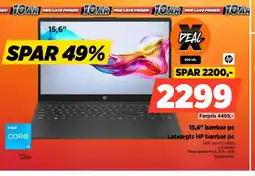 Power Hp 15,6" bærbar pc letvægts hp bærbar pc tilbud
