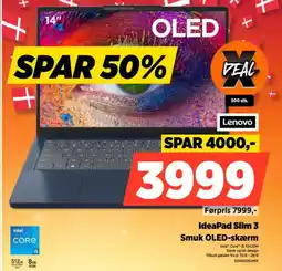 Power Lenovo IdeaPad Slim 3 Smuk OLED-skærm tilbud