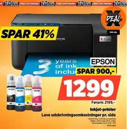 Power EPSON Inkjet-printer Lave udskrivningsomkostninger pr. side tilbud