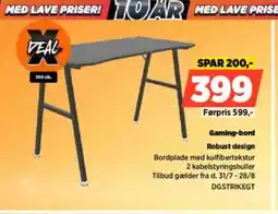 Power Gaming-bord Robust design tilbud