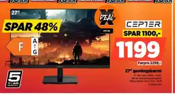 Power CEPTER 27" gamingskærm tilbud