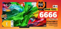 Power LG 4K Smart QNED TV QNED evo: Overlegen farve som aldrig før tilbud