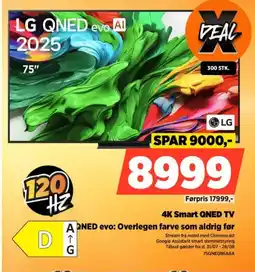 Power LG 4K Smart QNED TV AQNED evo: Overlegen farve som aldrig før tilbud