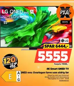 Power LG 4K Smart QNED TV AQNED evo: Overlegen farve som aldrig før tilbud