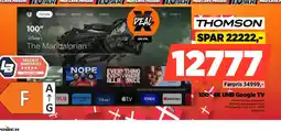 Power THOMSON 100" 4K UHD Google TV tilbud
