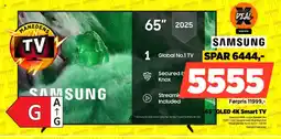 Power SAMSUNG 65" QLED 4K Smart TV tilbud