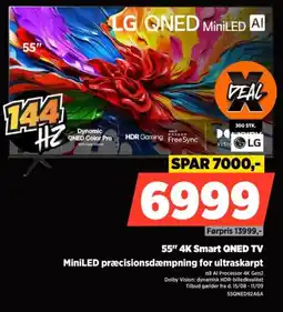 Power LG 55" 4K Smart QNED TV MiniLED præcisionsdæmpning for ultraskarpt tilbud