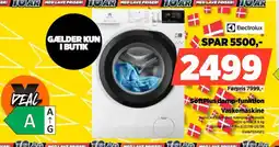 Power S Electrolux oftPlus damp-funktion Vaskemaskine tilbud