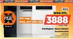 Power AEG ExtraHygiene - fjerner bakterier Opvaskemaskine tilbud
