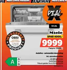 Power Miele AutoDos-automatisk doserering Int. opvaskemaskine tilbud