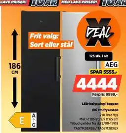 Power AEG LED-belysning i toppen tilbud