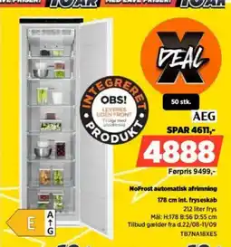 Power Deal NoFrost automatisk afrimning tilbud