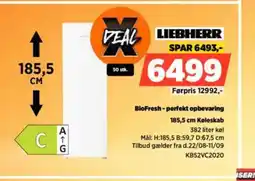 Power DEAL LIEBHERR BioFresh - perfekt opbevaring tilbud