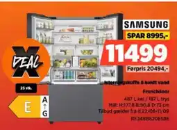 Power SAMSUNG Isterningskuffe & koldt vand Frenchdoor tilbud