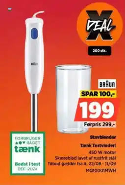 Power BRAUN Stavblender Tænk Testvinder! tilbud