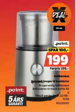 Power Point kaffekvæm kong bruges til krydderier tilbud