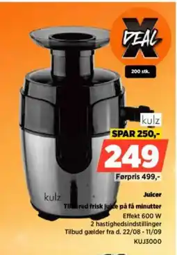 Power Juicer Tiered frisk juice på få minutter tilbud