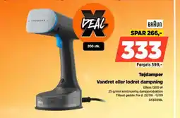 Power BRAUN Tøjdamper Vandret eller lodret dampning tilbud